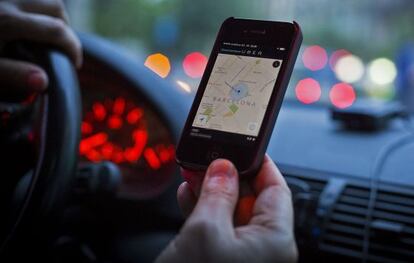 Uber se ha puesto en marcha en Barcelona.