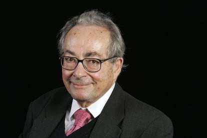 George Steiner, durante un evento en la Sorbona de París en 2006.