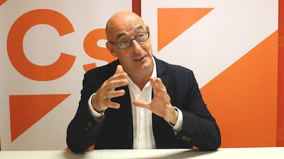 Felix Álvarez, candidato de Ciudadanos a la presidencia de Cantabria, en una imagen de archivo. 