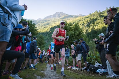 Rémi Bonet en la Maratón del Mont Blanc.