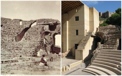 <strong>¿Qué era?</strong> Un teatro romano, construido en el siglo I, entre los emperadores Augusto y Tiberio, y declarado monumento nacional. <strong>¿Por qué le han hecho eso?</strong> Tras años en los juzgados, el Tribunal Supremo decretó en 2008 que derivaran esa modernidad, productos de los arquitectos Giorgio Grassi y Manuel Portaceli entre 1992 y 1994. La obra, que podría ser perfectamente un teatro nuevo levantado en un cementerio romano, sigue en pie por falta de presupuesto para tirarla.