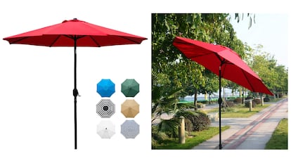 sombrilla para terraza en Amazon