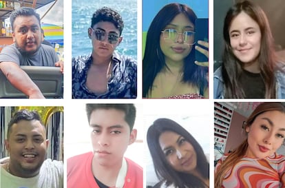 Algunos de los jóvenes desaparecidos en Oaxaca: Rolando Evaristo, Rubén Antonio Ramos, Jacqueline Meza , Lesly Noya, Raúl Emmanuel González, Guillermo Cortes, Yamileth López y Angie Pérez.