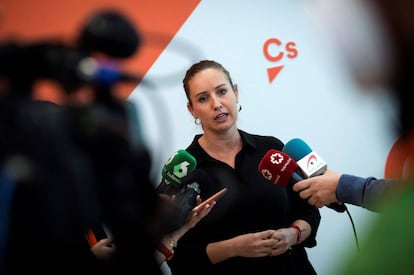 La portavoz de la Comisión Gestora de Ciudadanos, Melisa Rodríguez.