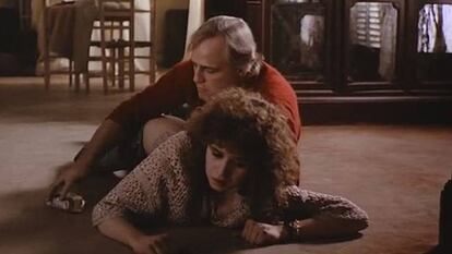 Marlon Brando y Maria Schneider, en 'El último tango en París'.