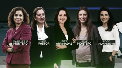 Las candidatas que participarán en el debate.