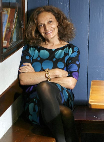 A Diane von Furstenberg le han robado la cartera en Madrid.
