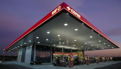 Estación de servicio de CEPSA.