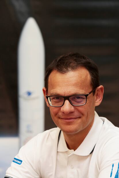 Stéphane Israël, consejero delegado de Arianespace, compañía europea de lanzamiento de cohetes.