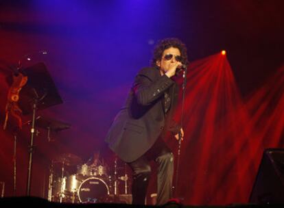 Andrés Calamaro, durante su actuación en el MetroRock.