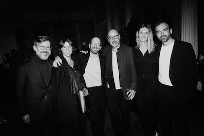 Alfonso Arbolí, de Cano Estudio, Zahara Manchado, de Loewe Perfumes, Daniel García, director de ICON, Jesús Cano, de Cano Estudio, Raquel Sánchez Sisternas y Carlos Primo, de ICON.