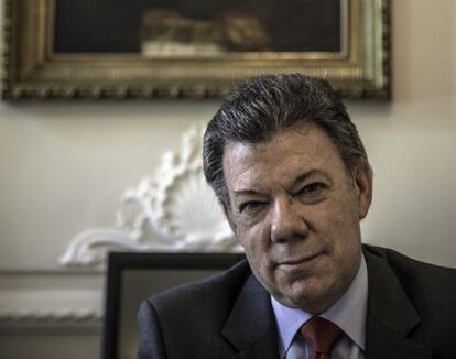 O presidente da Col&ocirc;mbia, Juan Manuel Santos.