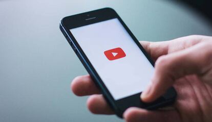 YouTube en un iPhone