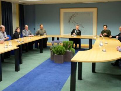 Urkullu preside este martes en Vitoria la reunión con los representantes del Condado de Treviño. 
