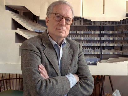 Robert Venturi, en abril de 1991, en Filadelfia.  