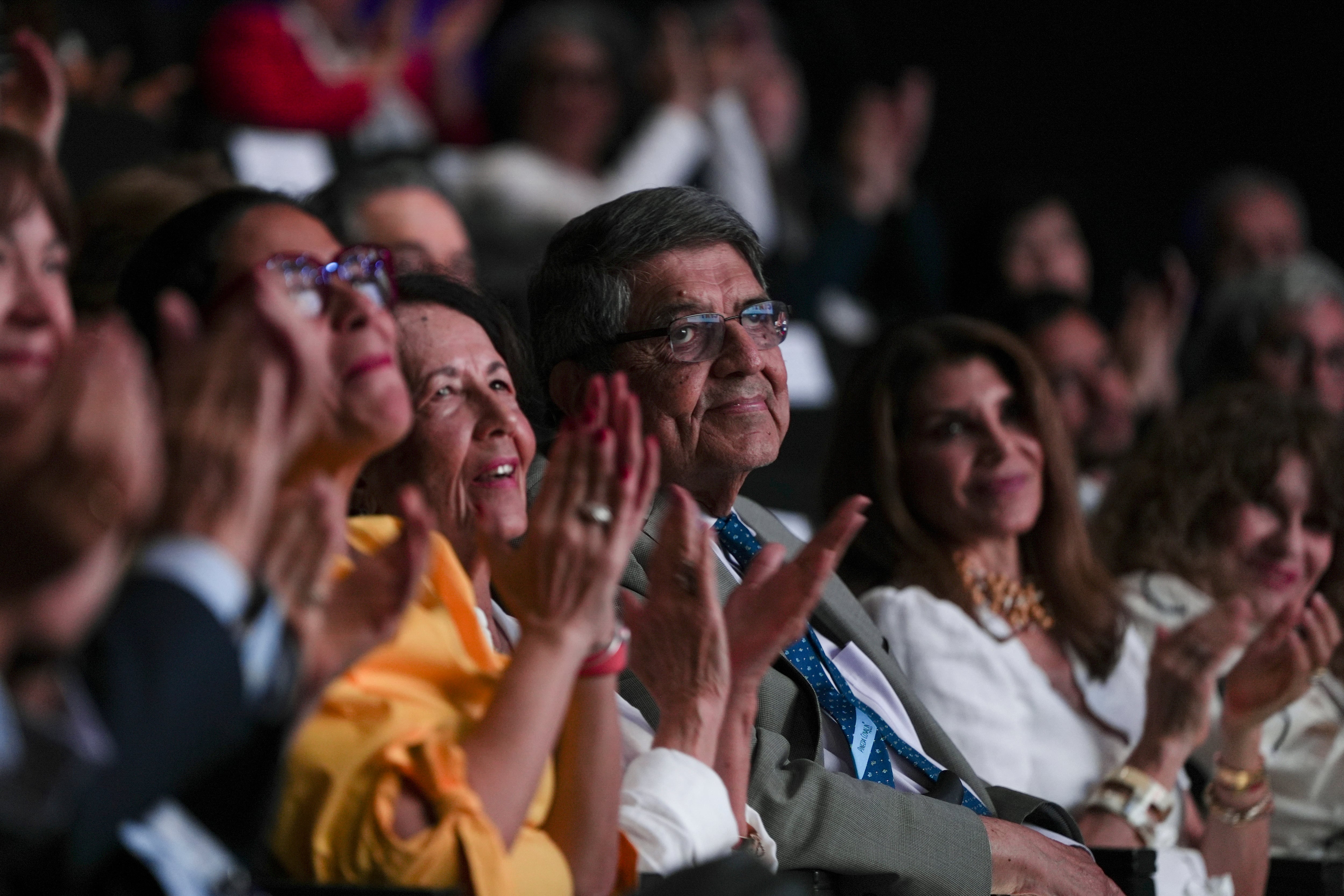 Sergio Ramírez, among those attending the inauguration of the Centroamérica Cuenta Festival in Panama, on May 19, 2026.