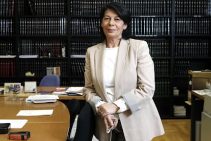 La diputada de IU Inés Sabanés, ayer en la Asamblea de Madrid.