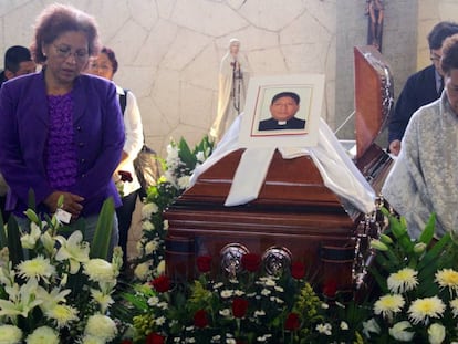Funeral of Father Alejo Nabor in Puebla.