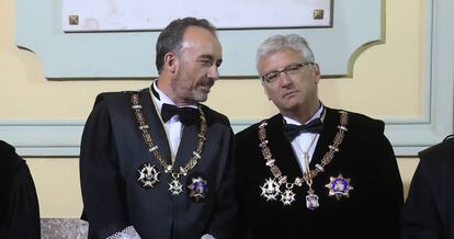 Los magistrados Manuel Marchena y Luis María Díez-Picazo.