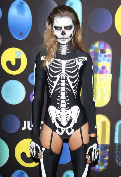 Josephine Skriver, en la 'Halloween Party' de Los Angeles (EE UU).