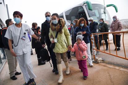 Refugiados Ucrania hospital Zendal