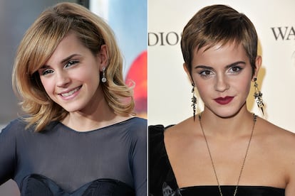 Hermione Granger de Harry Potter murió cuando Emma Watson decidió acabar con la melena aniñada que había lucido su personaje en la saga. "No he podido experimentar con el tinte y los cortes como cualquier adolescente. He estado en Harry Potter durante diez años, así que quería marcar el final de alguna manera. Necesitaba un cambio drástico y de eso trataba este corte", dijo en aquel momento la actriz.