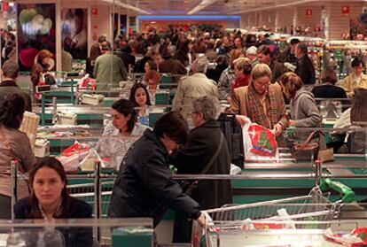 Un centro comercial en Madrid.