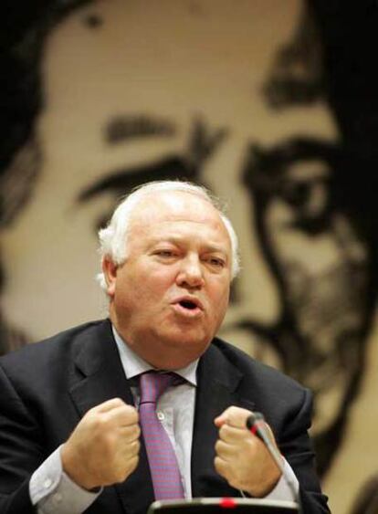 Moratinos, ante la Comisión de Asuntos Iberoamericanos.