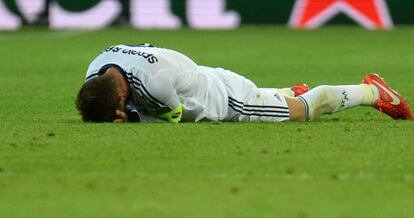 Ramos se lamenta.