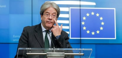 El comisario de Economía de la UE, Paolo Gentiloni.