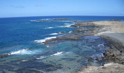 Costa de la isla Pequeña.