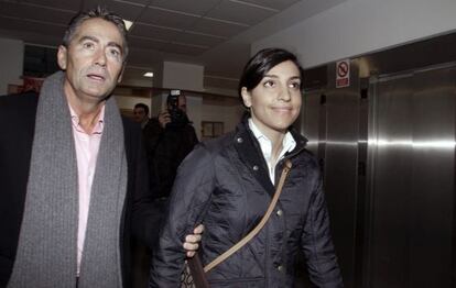  La concejala  Rebeca Domínguez Iglesias, a su llegada a los juzgados 