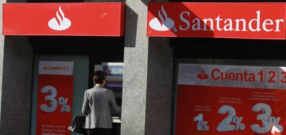 Cajero de Banco Santander