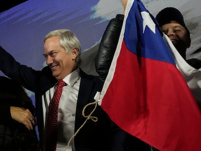 José Antonio Kast, líder del Partido Republicano, la extrema derecha de Chile, el domingo 7 de mayo después de que su formación ganase las elecciones con un resultado histórico.