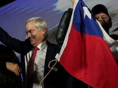 José Antonio Kast, leader of Chile's far-right Republican Party, on Sunday, May 7, after his party won the elections with a historic result.