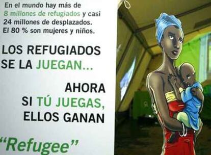 Cartel de presentación del videojuego Refugee