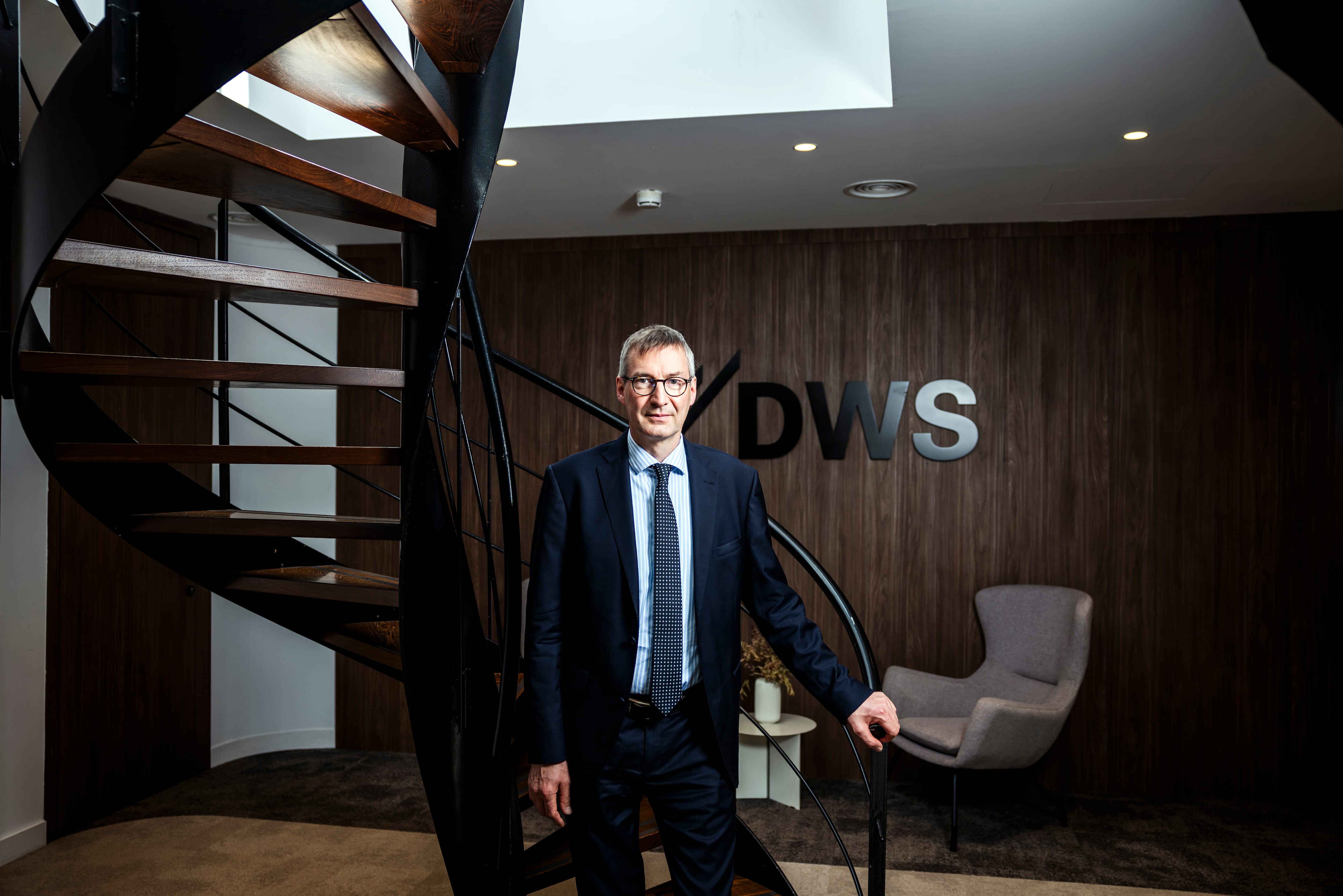 Martin Moryson, responsable global de Economía de DWS, en la sede de la firma en Madrid, el jueves de la semana pasada.