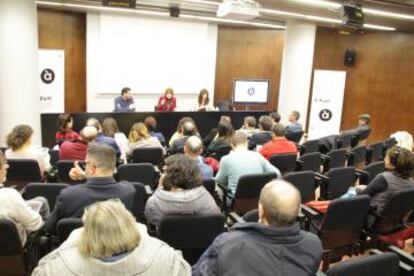 La directora general de À Punt, Empar Marco, durante la presentación de la programación el pasado martes.