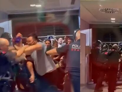 Vídeo | Los Mossos intervienen en el Hospital Trueta de Girona tras una pelea en la noche de San Juan