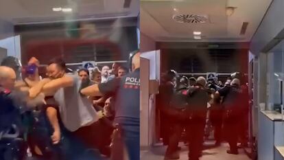 Vídeo | Los Mossos intervienen en el Hospital Trueta de Girona tras una pelea en la noche de San Juan