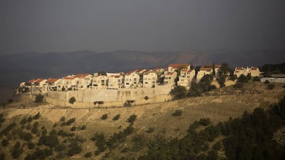 Parte de un asentamiento israelí en Maale Adumim, este martes en Cisjordania.