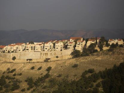 Parte de un asentamiento israelí en Maale Adumim, este martes en Cisjordania.