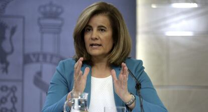 GRA060. MADRID. La ministra de Empleo y Seguridad Social, F&aacute;tima B&aacute;&ntilde;ez.