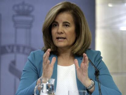 GRA060. MADRID. La ministra de Empleo y Seguridad Social, F&aacute;tima B&aacute;&ntilde;ez.