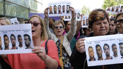 Concentración frente a los juzgados de Valencia en repulsa de la sentencia de La Manada.