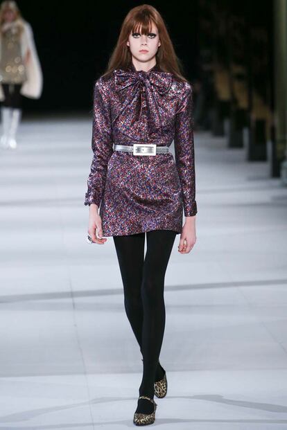 Saint Laurent resucita a Edie Sedgwick en la pasarela