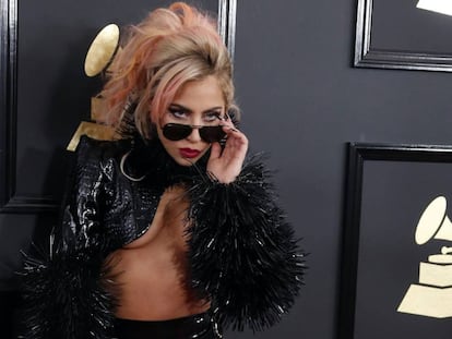 Lady Gaga, a su llegada a los premios Grammy la semana pasada.