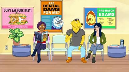 Escena de Bojack Horseman.
