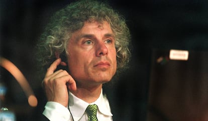 El científica Steven Pinker, en una imatge d'arxiu, el 2004, al CCCB.