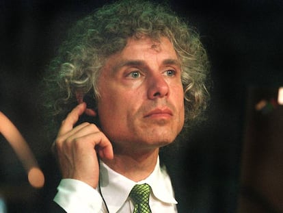 El científica Steven Pinker, en una imatge d'arxiu, el 2004, al CCCB.